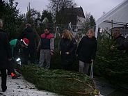 Weihnachtsbaumverkauf am 12.12.09 von Autohaus Muermann GmbH